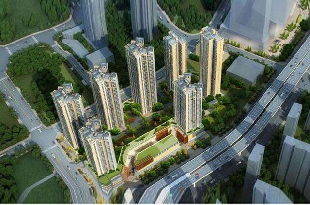 成都曹家巷恒大雅苑变配电及户表工程