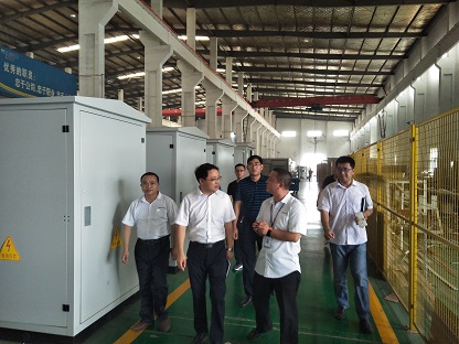 开发区领导走访调研苏变电气